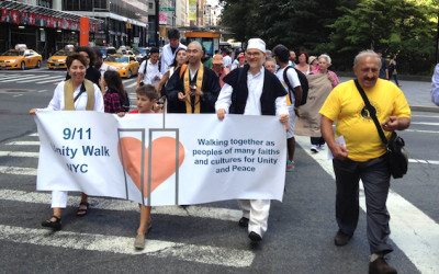 Religions for Peace USA hosted the annual 9/11 Unity Walk NYC on Sept 8th, 2013.
