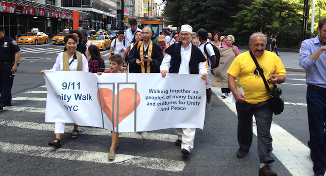Religions for Peace USA hosted the annual 9/11 Unity Walk NYC on Sept 8th, 2013.