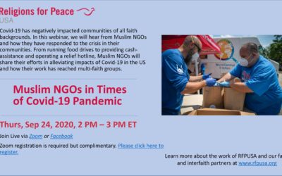 Sep 24: Muslim NGOs in Times of Covid-19 Pandemic
