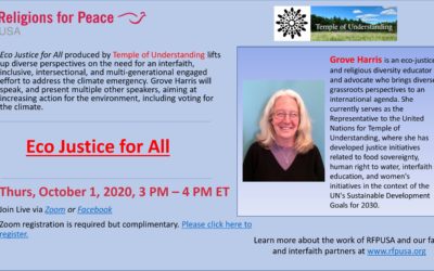 October 1: Eco Justice for All