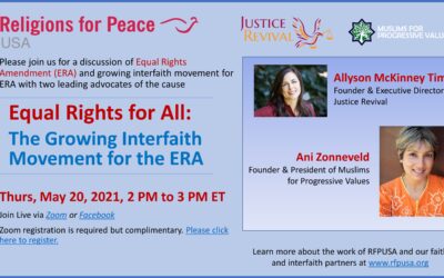 May 20 – Equal Rights for All: The Growing Interfaith Movement for the ERA