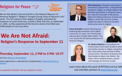 Sep 11 – We Are Not Afraid: Religion’s Response to September 11